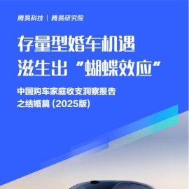 存量型婚车机遇滋生出“蝴蝶效应”-中国购车家庭收支洞察报告之结婚篇（2025版）