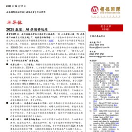半导体行业2025展望：AI热潮将延续