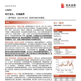 星宇股份-601799-投资价值分析报告：车灯龙头，光电破界
