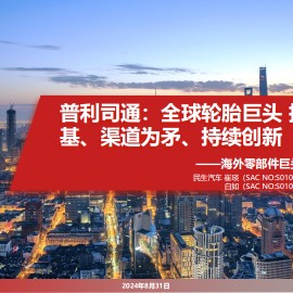 汽车行业海外零部件巨头系列五：普利司通，全球轮胎巨头，技术为基、渠道为矛、持续创新