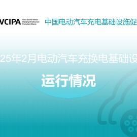 2025年2月电动汽车充换电基础设施运行情况