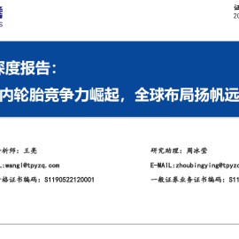 轮胎行业深度报告：国内轮胎竞争力崛起，全球布局扬帆远航