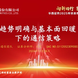 通信行业分析：趋势明确与基本面回暖下的通信策略