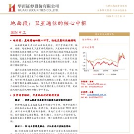 卫星通信专题报告：地面段，卫星通信的核心中枢