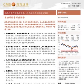电动两轮车行业研究报告：政策引导内销格局优化，东南亚打开长期成长空间
