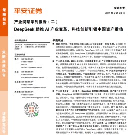 产业洞察专题：DeepSeek助推AI产业变革，科技创新引领中国资产重估