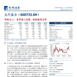 北汽蓝谷研究报告：两极向上：享界渐入佳境、极狐破局在即
