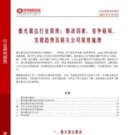 激光雷达行业深度分析：驱动因素、竞争格局、发展趋势及相关公司深度梳理