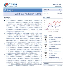 汽车行业分析：我们怎么看“双能战略”的演绎？