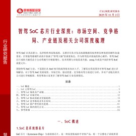 智驾SoC芯片行业深度分析：市场空间、竞争格局、产业链及相关公司深度梳理
