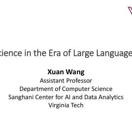 大语言模型时代的AI4Science