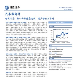 智驾芯片行业专题报告：核心部件壁垒高筑，国产替代正当时