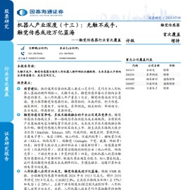 触觉传感器行业专题报告：无触不成手，触觉传感或迎万亿蓝海