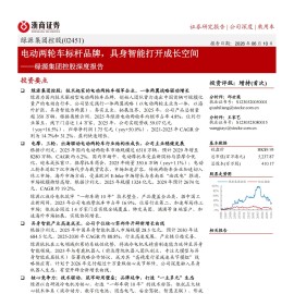 绿源集团-2451.HK-控股深度报告：电动两轮车标杆品牌，具身智能打开成长空间