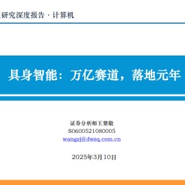 具身智能行业专题报告：万亿赛道，落地元年