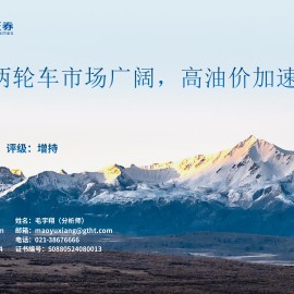 两轮车行业：东南亚两轮车市场广阔，高油价加速渗透