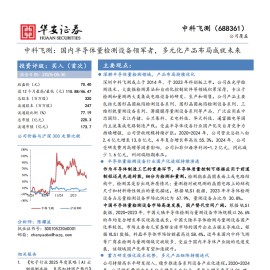 中科飞测研究报告：国内半导体量检测设备领军者，多元化产品布局成就未来
