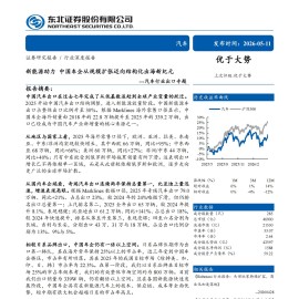 汽车行业出口专题：新能源助力，中国车企从规模扩张迈向结构化出海新纪元
