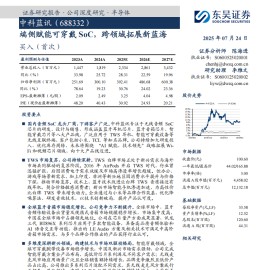 中科蓝讯研究报告：端侧赋能可穿戴 SoC，跨领域拓展新蓝海