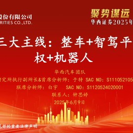 汽车行业2025年中期投资策略：三大主线，整车+智驾平权+机器人