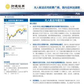 汽车行业无人配送专题报告：无人配送应用前景广阔，国内迎来加速期