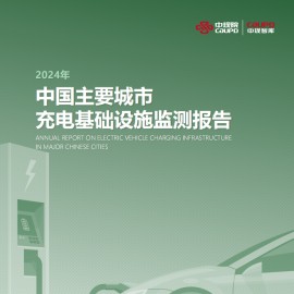 2024年中国主要城市充电基础设施监测报告