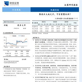 人形机器人行业专题报告：集技术大成之手，可否重塑未来？