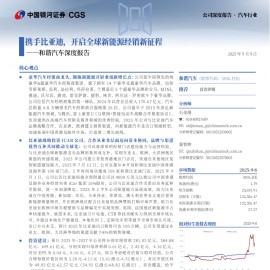 和谐汽车研究报告：携手比亚迪，开启全球新能源经销新征程
