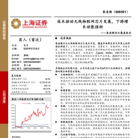 泰凌微研究报告：技术驱动无线物联网芯片发展，下游增长动能强劲