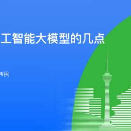 关于人工智能大模型的几点思考