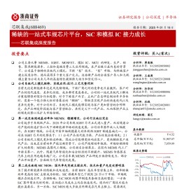 芯联集成研究报告：稀缺的一站式车规芯片平台，SiC和模拟IC接力成长