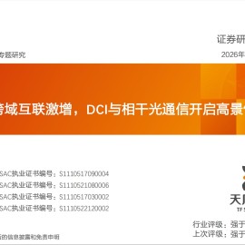 通信行业专题研究：AI智算跨域互联激增，DCI与相干光通信开启高景气周期
