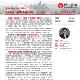 瑞芯微研究报告：SoC龙头，端侧+机器人中军