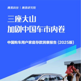 三座大山加剧中国车市内卷-中国购车用户家庭存款洞察报告（2025版）