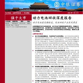 动力电池回收专题报告：动力电池退役潮临近，电池回收产业东风将至