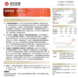 上汽集团研究报告：自我革新，逆风向上