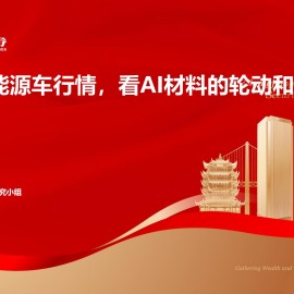 复盘新能源车行情，看AI材料的轮动和节奏