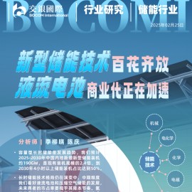储能行业剖析：新型储能技术百花齐放，液流电池商业化正在加速