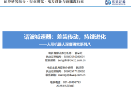 人形机器人行业深度研究：谐波减速器，差齿传动，持续进化