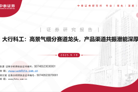 大行科工研究报告:高景气细分赛道龙头,产品渠道共振潜能深厚
