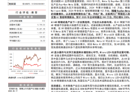 电子行业深度报告：智能眼镜有望成为端侧AI落地最佳场景之一