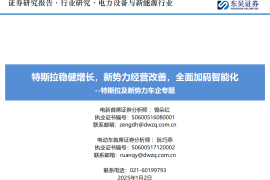 特斯拉及新势力车企专题报告：特斯拉稳健增长，新势力经营改善，全面加码智能化