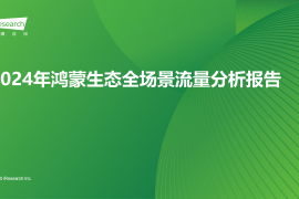 2024年鸿蒙生态全场景流量分析报告