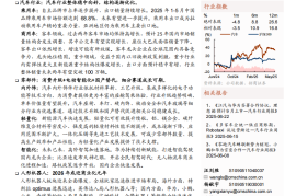 汽车行业2025年中策略报告：“智能驾驭，电动未来”加速发展