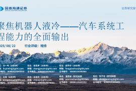 汽车行业系统工程能力的全面输出，聚焦机器人液冷