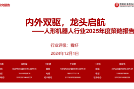 人形机器人行业2025年度策略报告：内外双驱，龙头启航