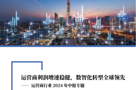 运营商行业2024年中报专题：运营商利润增速稳健，数智化转型全球领先