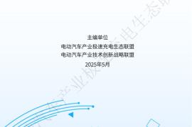 中国电动汽车产业极快充电生态发展白皮书2025