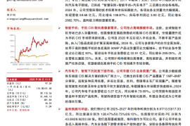 思特威研究报告：旗舰级高端CIS渗透率持续提升，车载应用贡献新增量