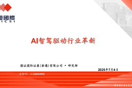 AI智驾行业专题报告：AI智驾行业驱动行业革新